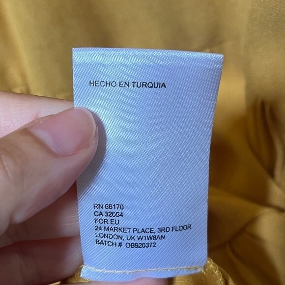 Anthropologie  Maeve Goldie Tiered Tunic I’m Gold M NWOT - Picture 10 of 13